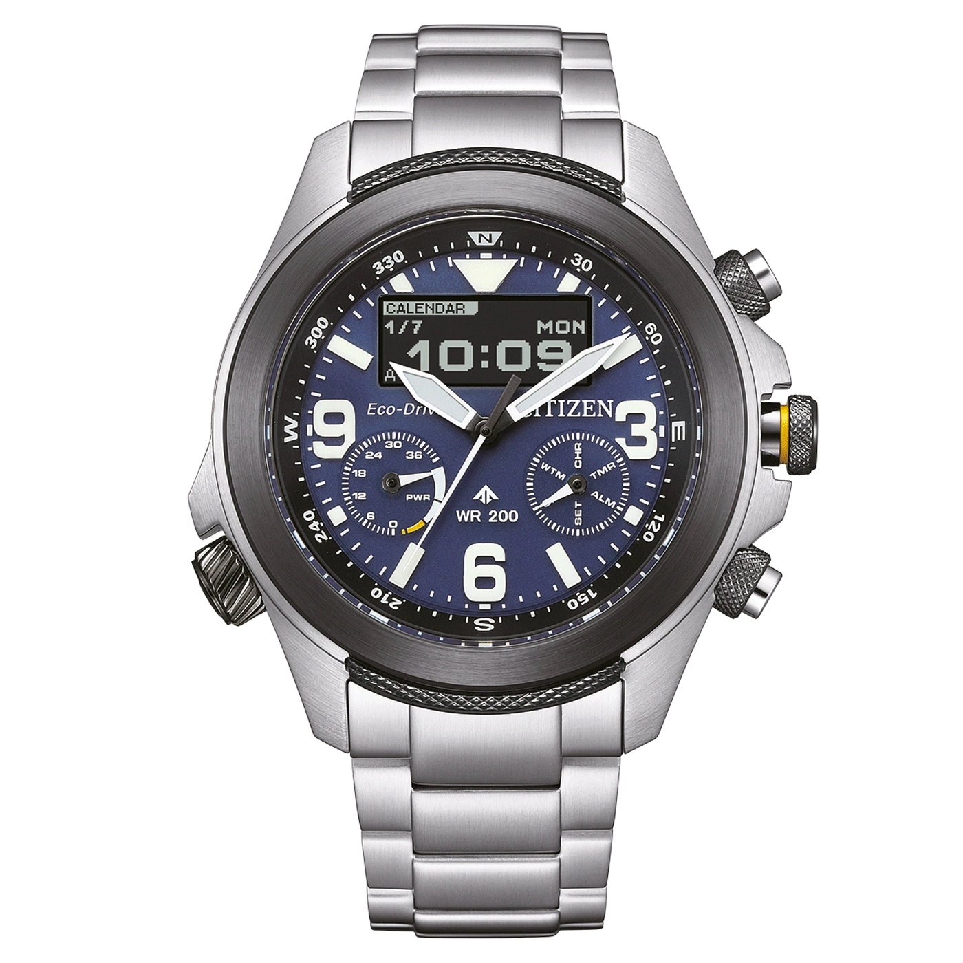JV1006-51L Herren Edelstahl | blau | ø 43.5mm