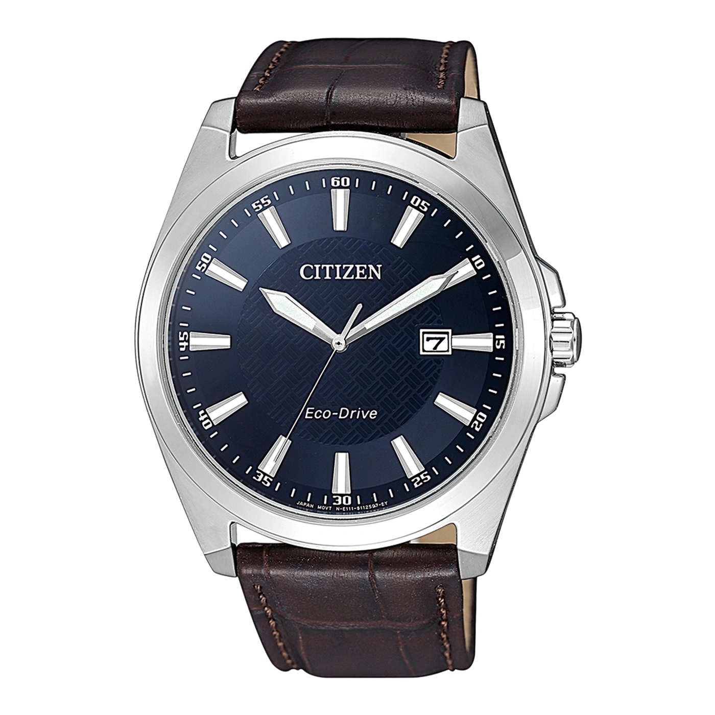 BM7108-22L Herren Leder | blau | ø 41mm