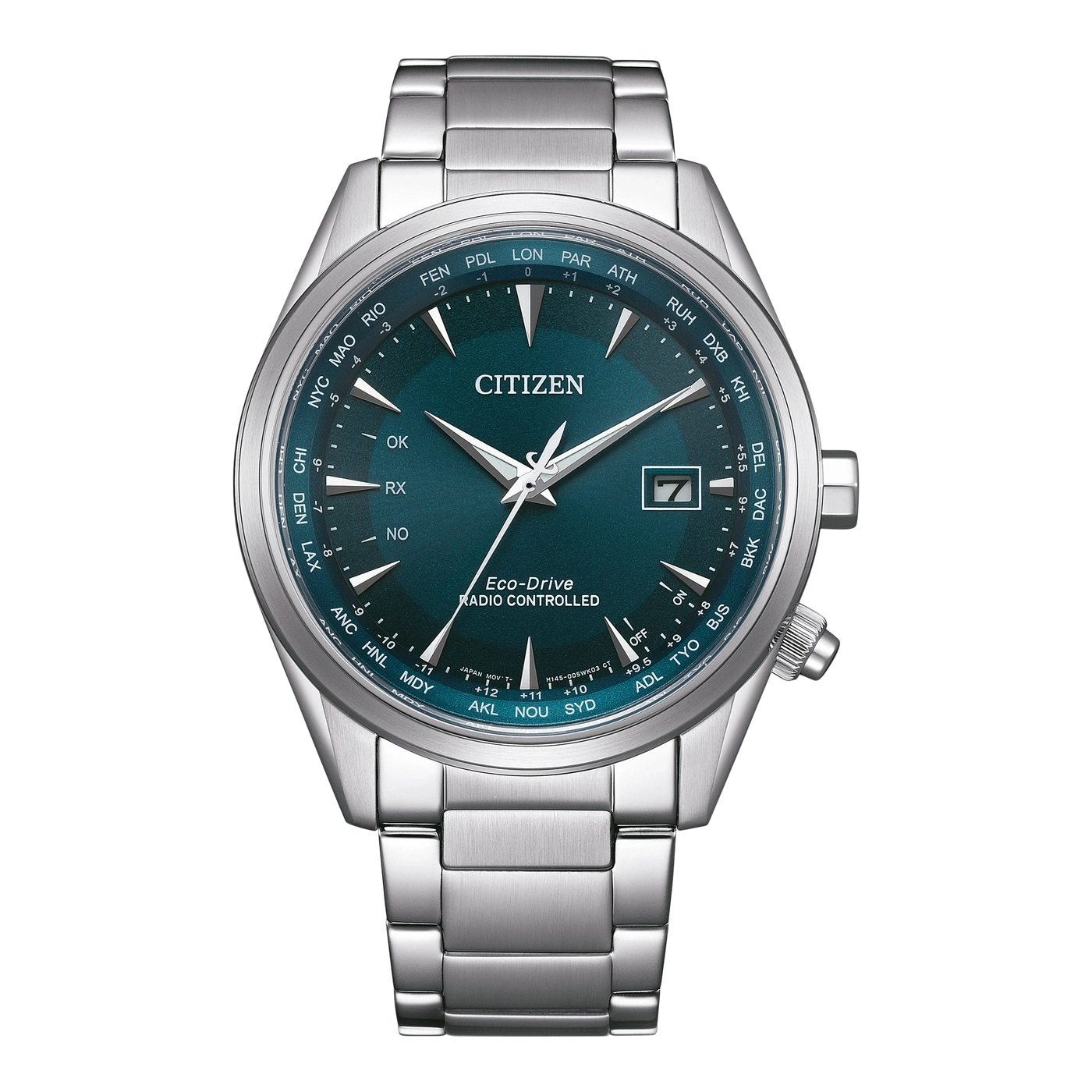 CB0270-87L Herren Edelstahl | blau | ø 43mm