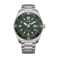 AW1880-55X Herren Edelstahl grün ⌀ 43mm