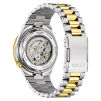 NJ0234-58X Herren Edelstahl rot ⌀ 40mm