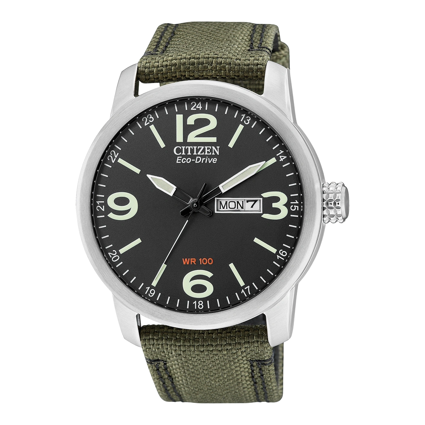 BM8470-11EC Herren Textilband | schwarz | ø 42mm