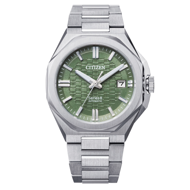 NB6080-51W Herren Edelstahl hellgrün ⌀ 39.85mm