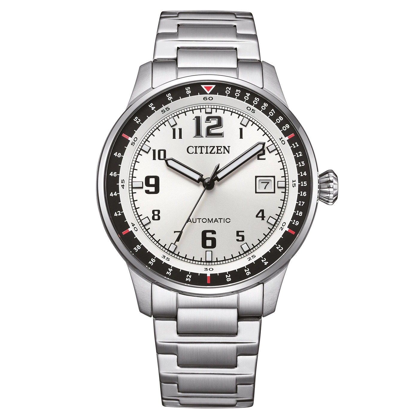 NJ0190-51A Herren Edelstahl | weiß | ø 40mm
