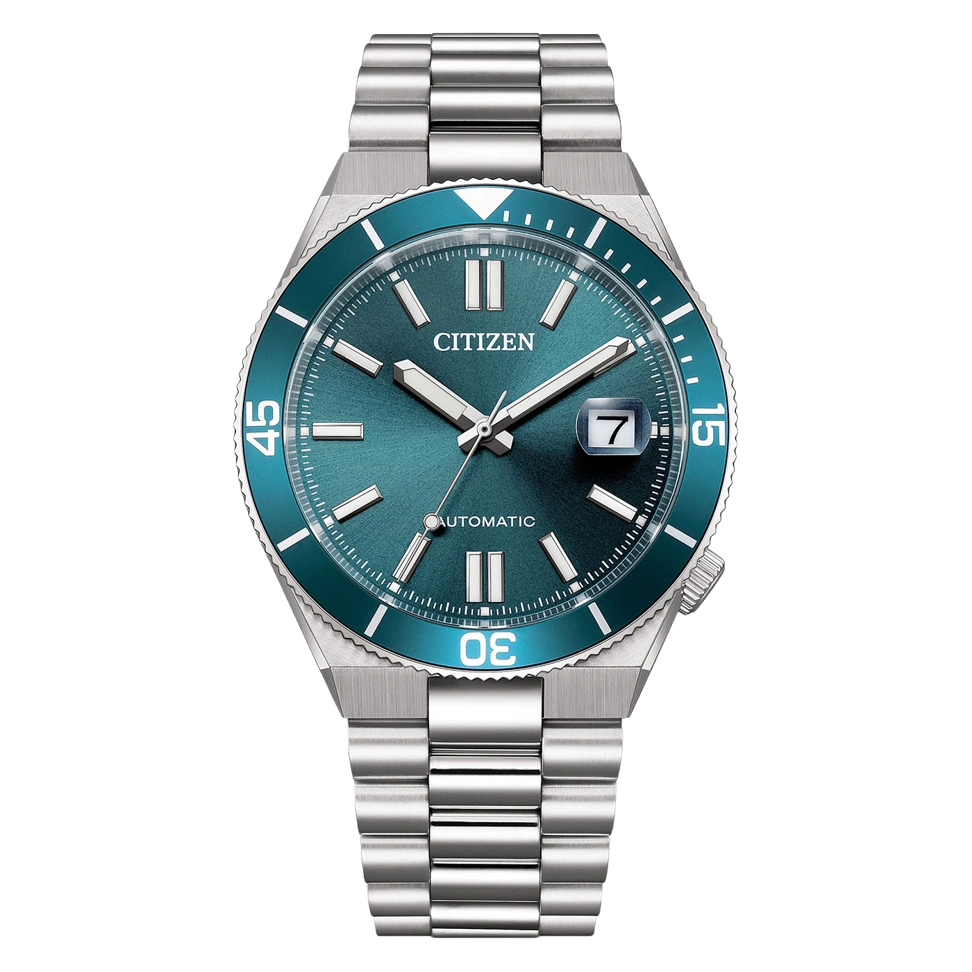 NJ0231-56L Herren Edelstahl | blau | ø 40mm