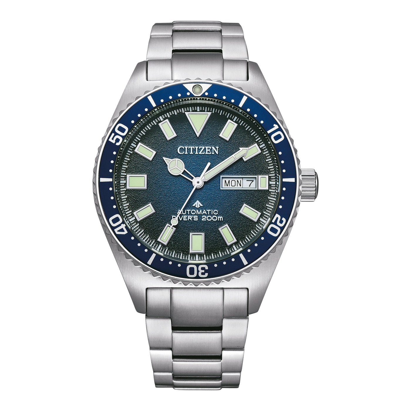 NY0129-58LC Herren Edelstahl blau ø 41mm