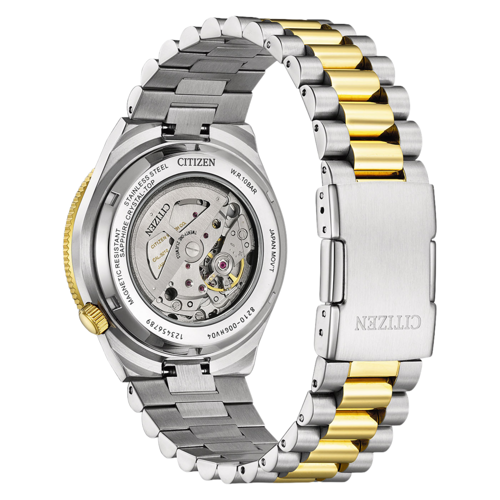 NJ0234-58X Herren Edelstahl rot ⌀ 40mm