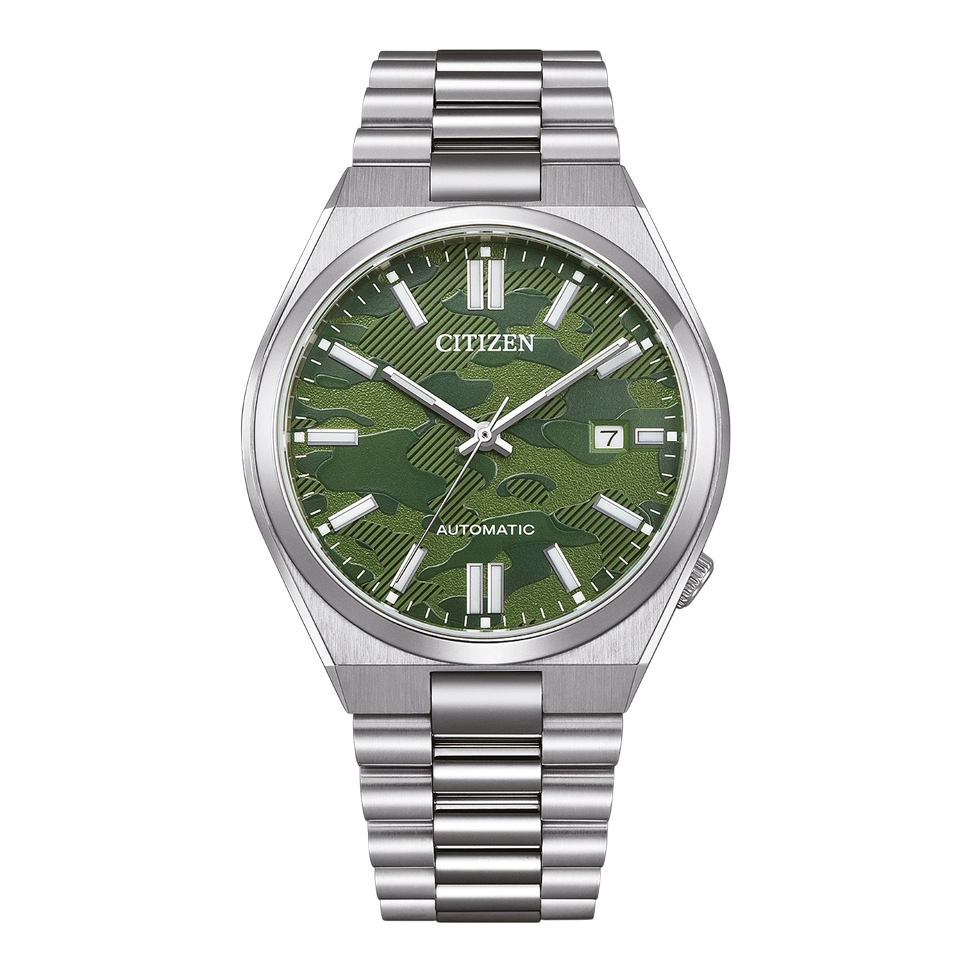 NJ0159-86X Herren Edelstahl grün ø 40mm