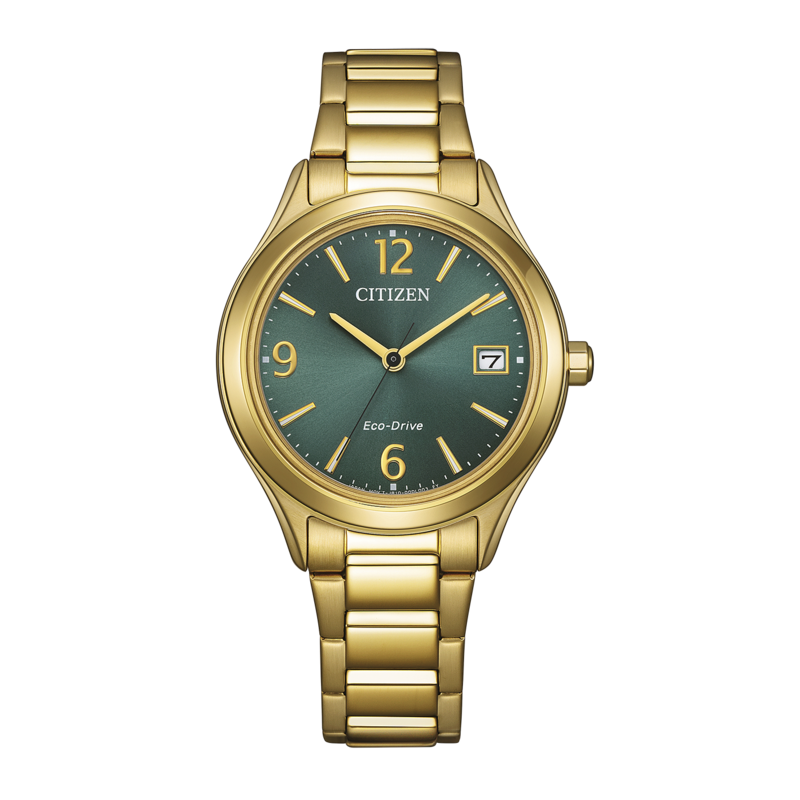 FE6122-64X Damen Edelstahl grün ⌀ 33.5mm