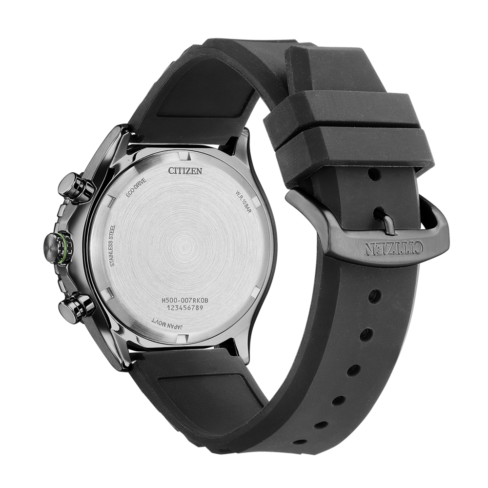 AT2565-05E Herren Silikon schwarz ⌀ 43mm