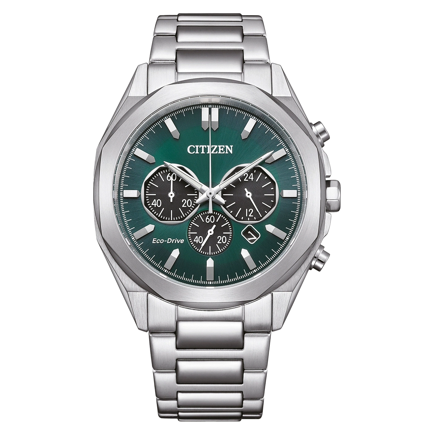 CA4590-81X Herren Edelstahl | grün | ø 41mm