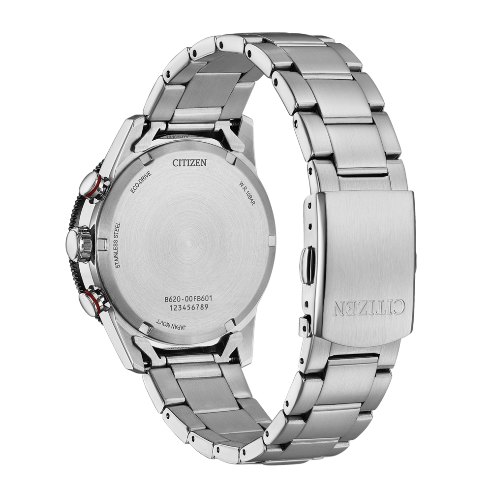 CA4714-55E Herren Edelstahl schwarz ⌀ 39.9mm