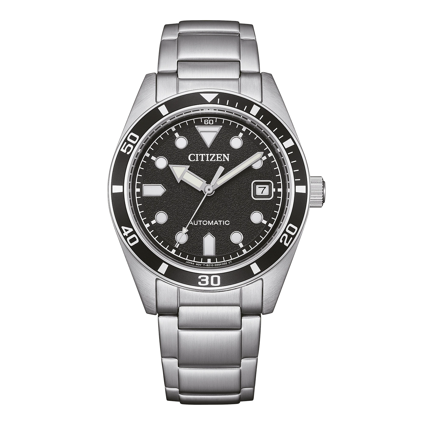 NJ0221-50E Herren Edelstahl | schwarz | ø 38.5mm