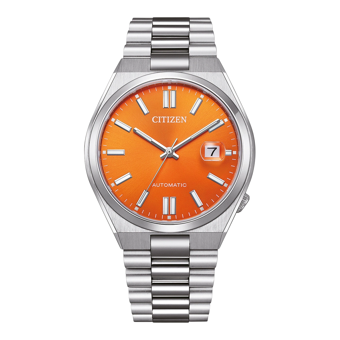 NJ0151-88Z Herren Edelstahl orange ø 40mm