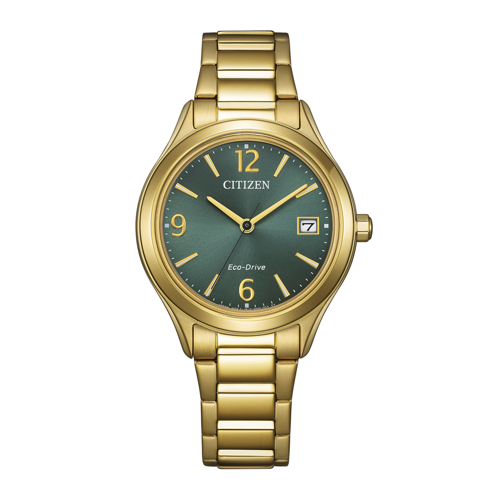 FE6122-64X Damen Edelstahl grün ⌀ 33.5mm